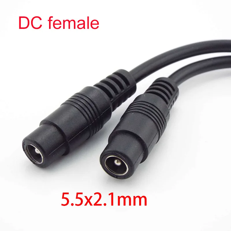 DC Converter 5.5x2.1mm Female to DC Male 5.5x2.5mm Type C Plug Power Connector Cable for Laptop Computer