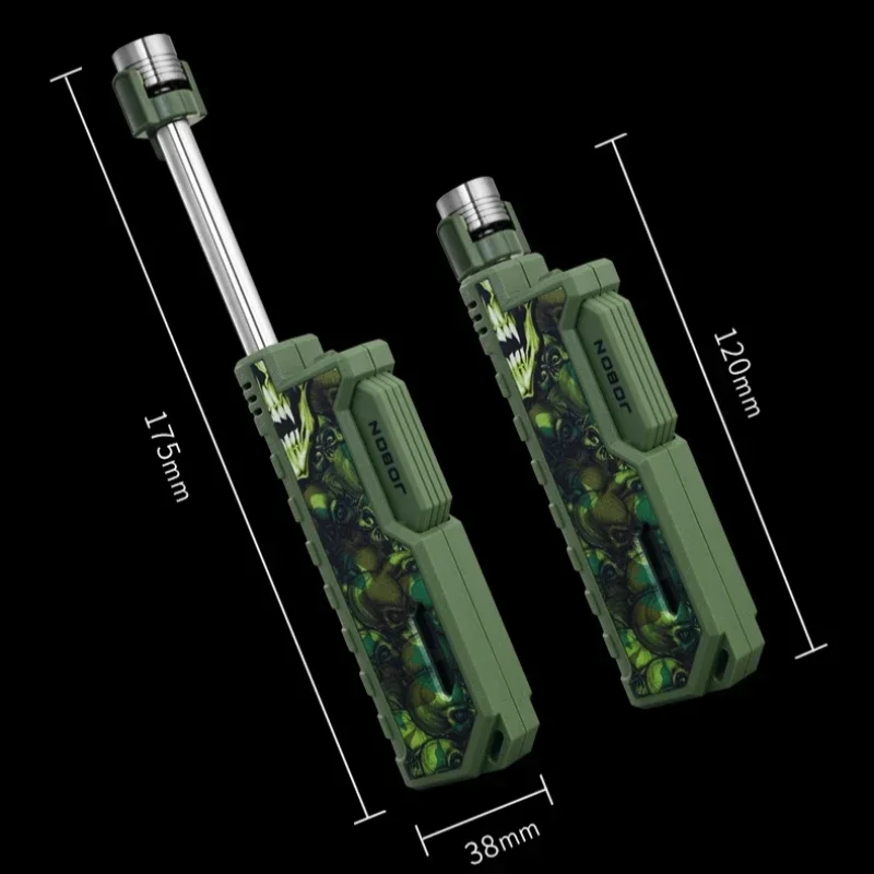 JOBON Windproof Jet Flame Butane Gas Torch lighter Creative Telescopic Rod Ignition Outdoor Camping BBQ Kitchen Cigar Lighters