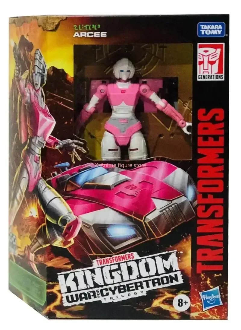 In Voorraad Hasbro Oorlog Voor Cybertron Earthrise Verbeterde D-Klasse Arcee Siege Kingdom Robot Autobot Figuur Transformatie Speelgoed gift