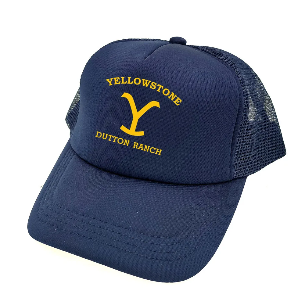 Yellowstone Dutton Ranch Trucker Caps Funny Hat Baseball Cap Cool Summer Mesh Net Caps For Man Women MZ-294