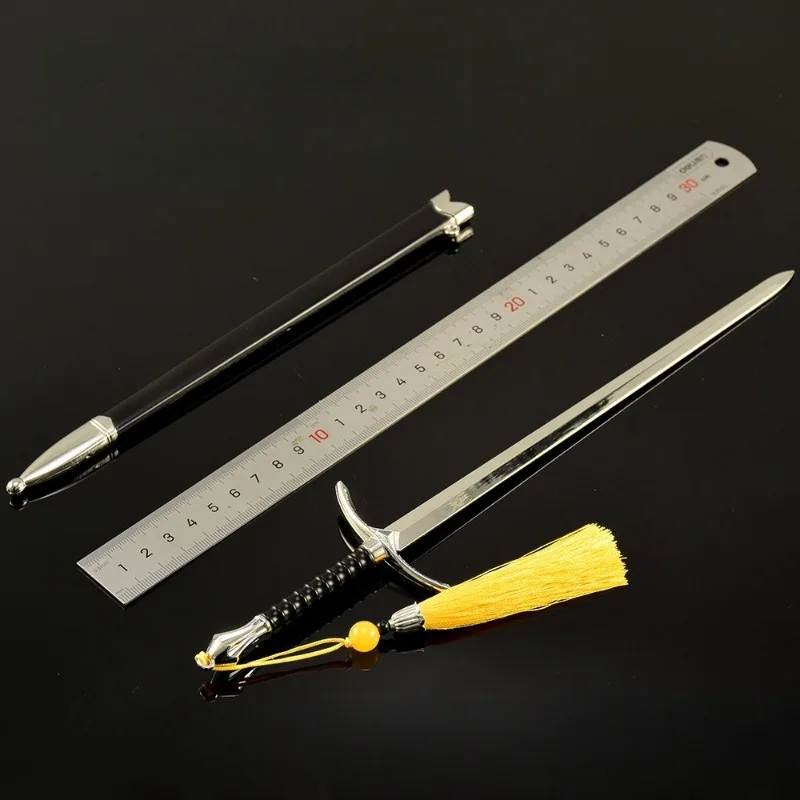 30ซม.ลอร์ดแหวนฟิล์มอุปกรณ์ต่อพ่วงอาวุธรุ่นGandalfศัตรูรั้วโลหะหัตถกรรมดาบคอลเลกชันเครื่องประดับของขวัญเด็ก