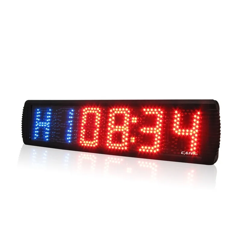 Large 5 Inch Portable Digital Gym Countdown Timer Multiple Training Mode Indoor Outdoor Workouts Interval Fitness Clock