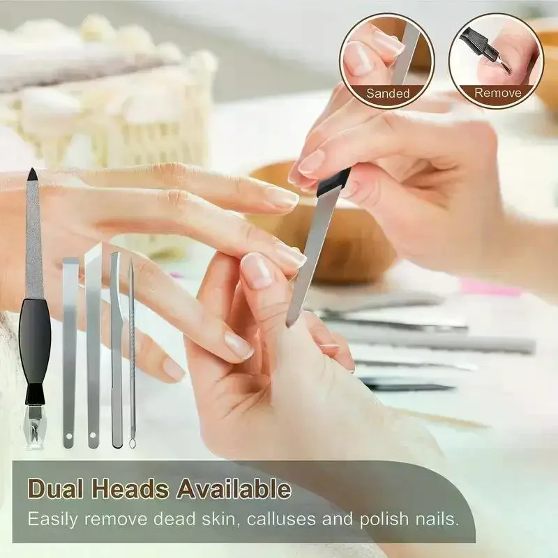

Набор для педикюра, 30 предметов, из нержавеющей стали, профессиональный, для удаления мозолей, огрубевшей кожи, педикюрный инструмент для ухода за ногами