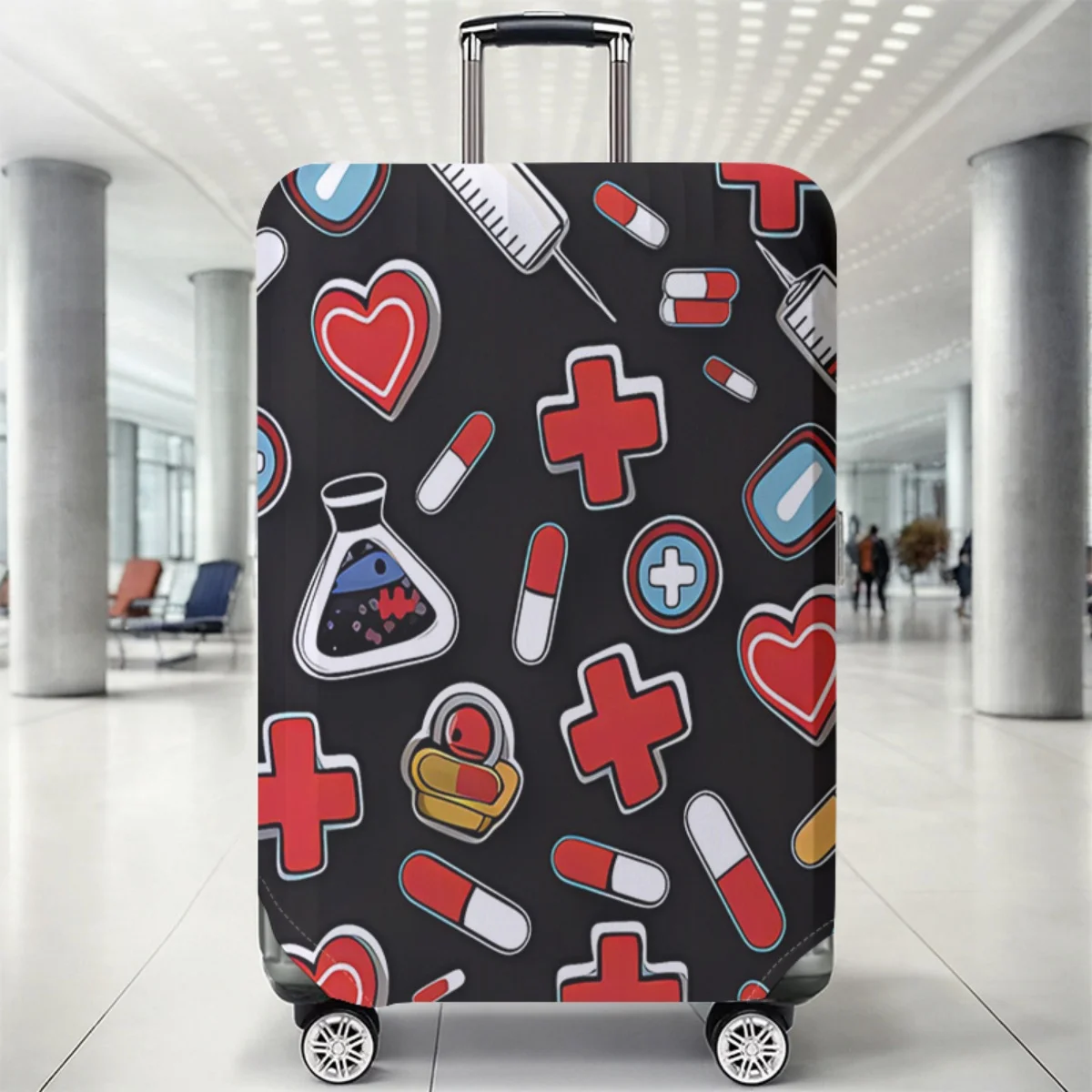 

Защитный чехол для багажа с мультяшным принтом