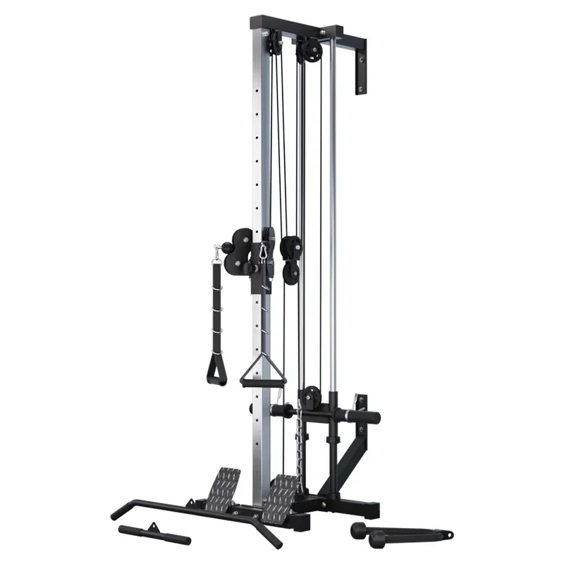 Home Gym Equipment Multi-Function Wall-Mounted Fly Machine High Pulley Lat Pulldown Machine Muscle Shaping Pulley System Pulley