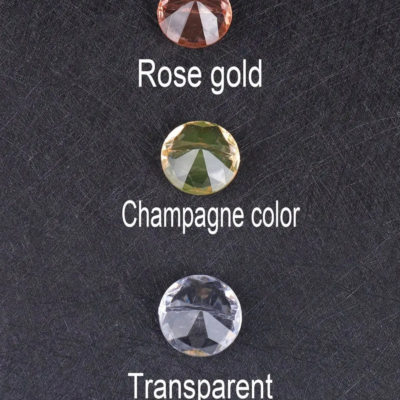 1PC Round Crystal Diamond Memo Clip, Suitable for Banquet Place Cards, Photo Clips, Desk Decoration Accessories