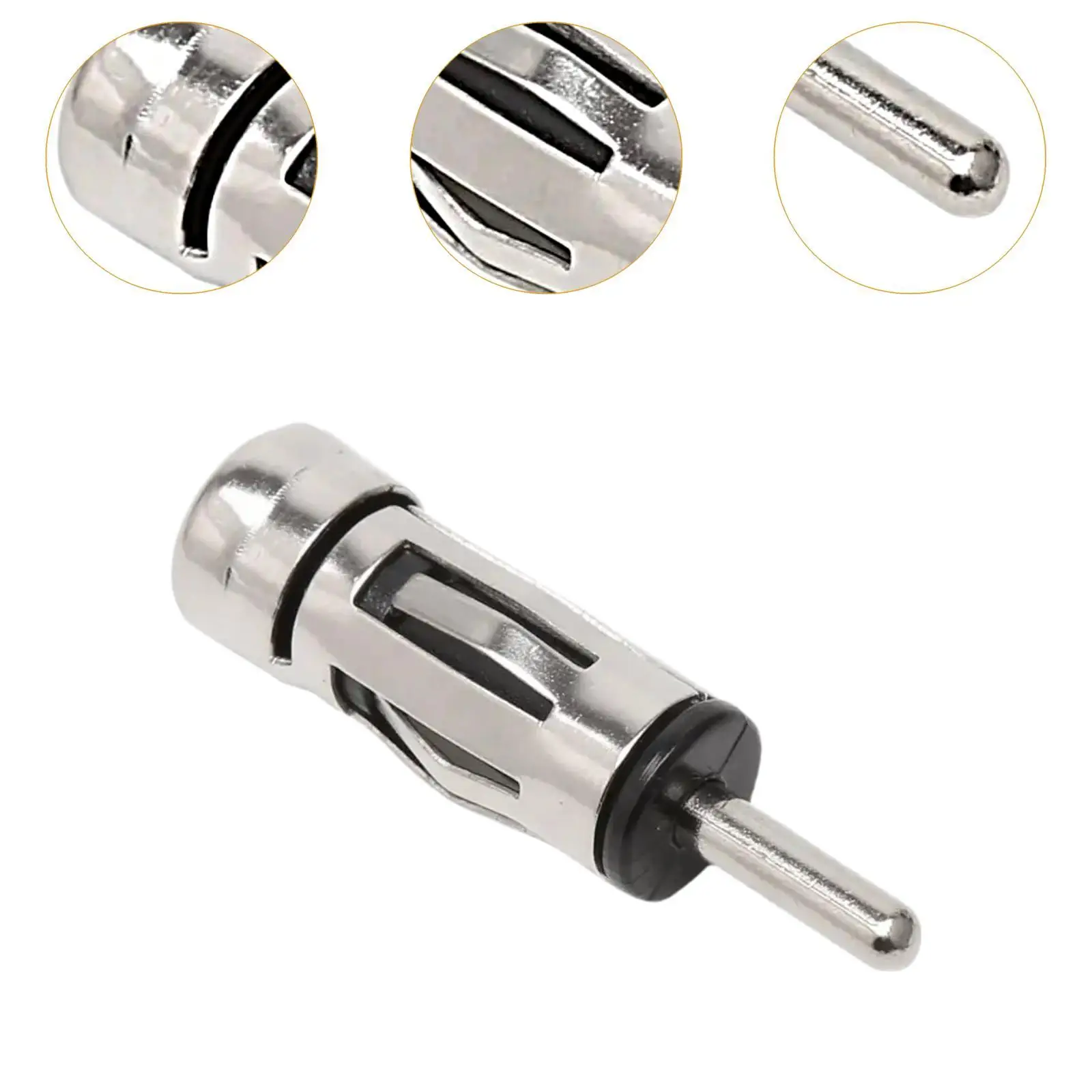 Generic Car Radio Antenna Adapter Premium ISO Socket to Din Plug Connector