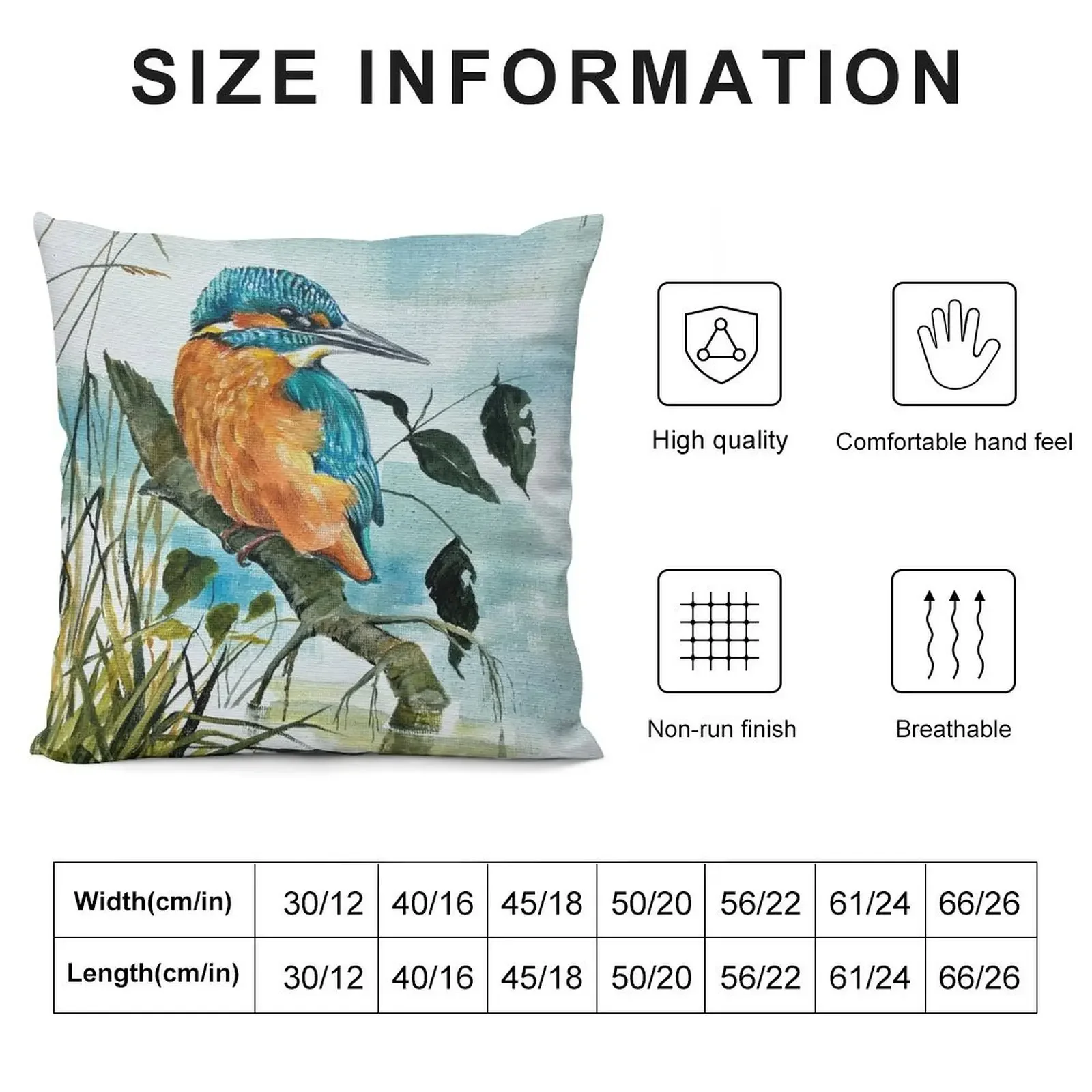 Kingfisher along the towpath Throw Pillow Decorative Pillow Covers For Sofa Rectangular Cushion Cover Bed pillowcases pillow