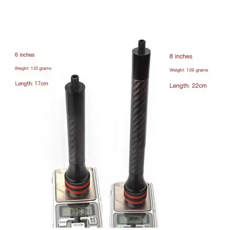 6inch 8inch Carbon Fiber Stabilizer Rod Balance Bar Archery Shock Absorption Absorber Damper Compound Bow Shooting Accessories