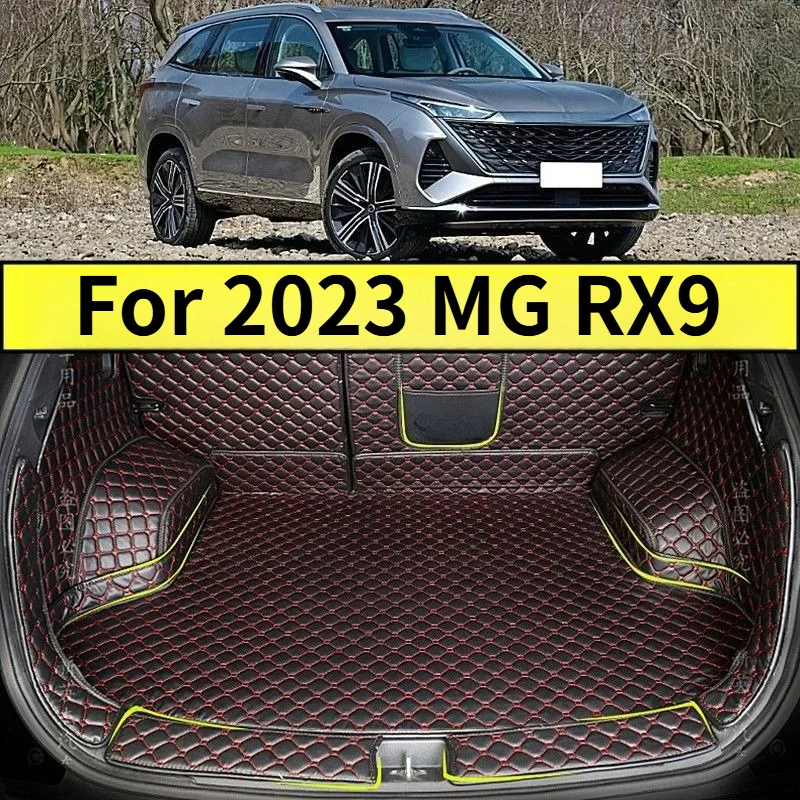For 2023 MG RX9 7-Seater Full Surround Trunk Mat Car Rear Boot Liner Interior Accessories Interior Accessories Wear‑Resistant