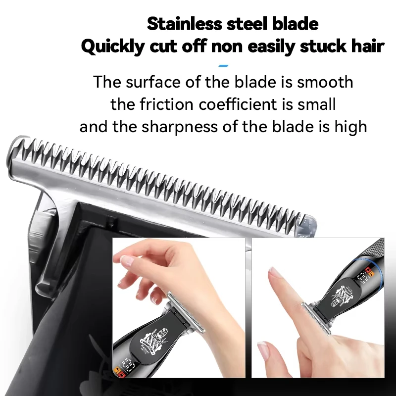 Kemei KM-1772 7000 RPM Hair Clippers Professional Hair Trimmer Electric Cordless Rechargeable Men Hair Cutting Machine