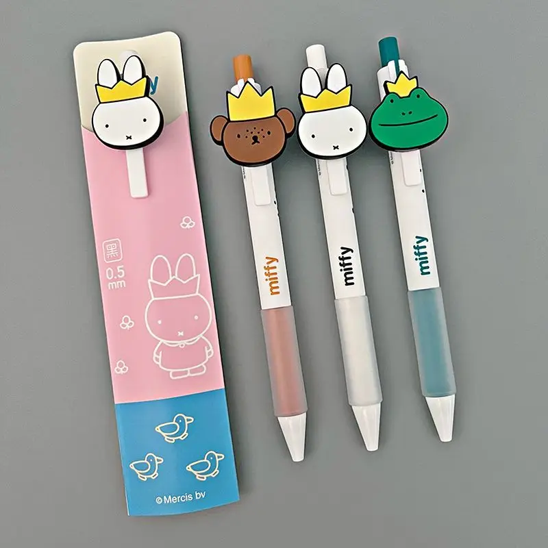 

Kawaii Miffy Cute Cartoon Press Neutral Pen High Beauty 0.5 Speed Drying Water Pen Signature Brushing Questions Children's Gift