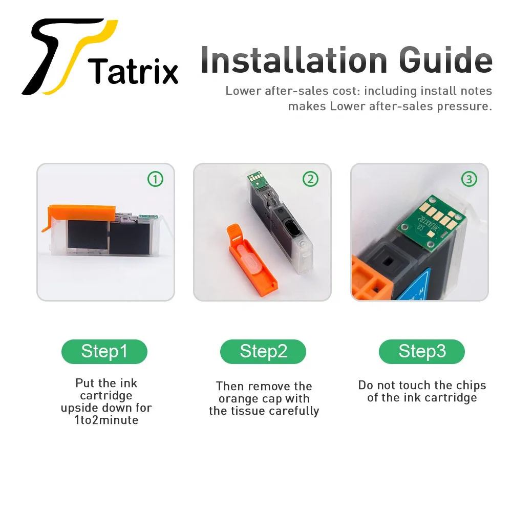 

Tatrix For Canon 670XL 671 PGI 670XL CLI 671XL Ink Cartridge For PIXMA MG7760/MG7765/MG7766 TS5060/TS6060/TS8060/TS9060 Printer