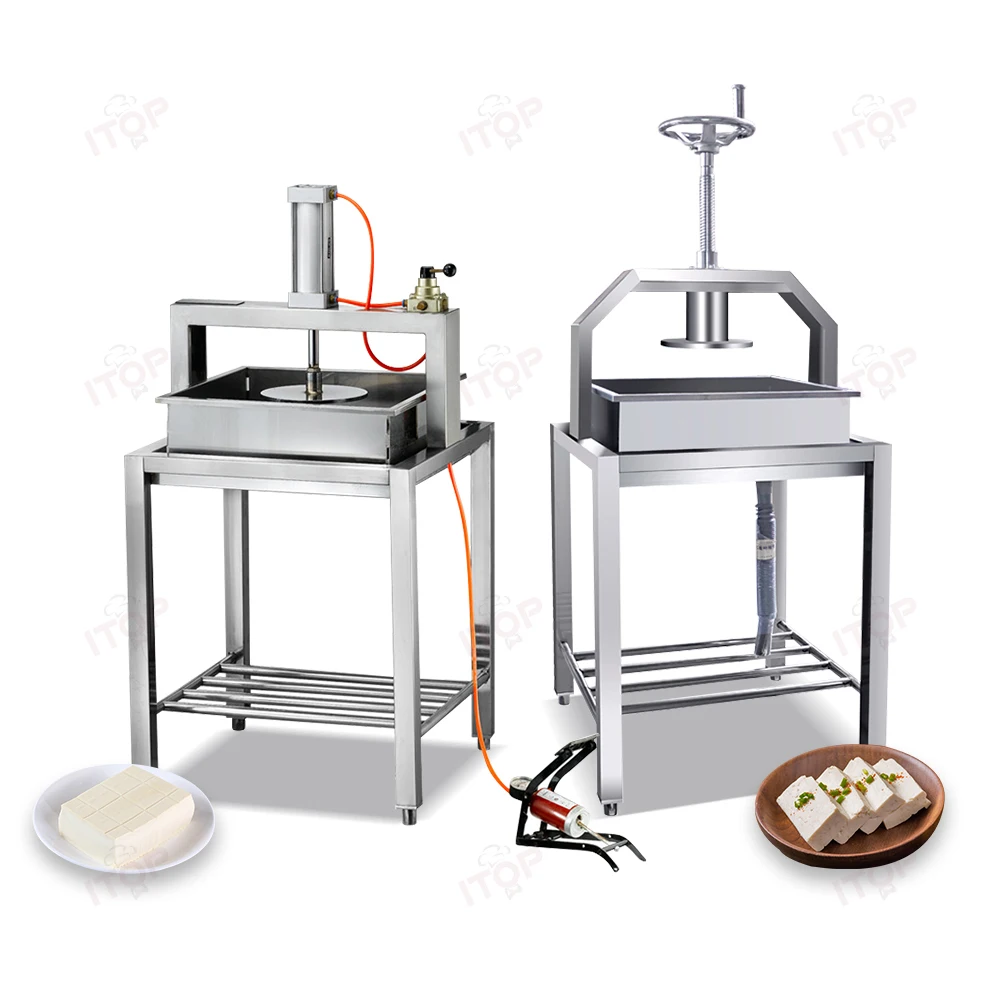 Commercial Manual Dry Tofu Forming Machine / Stainless Steel Tofu Making Machine