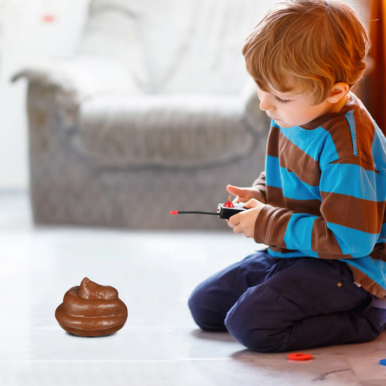 Halloween Trick It Can Move Realistic Simulation Stool Poop Car Child Mini