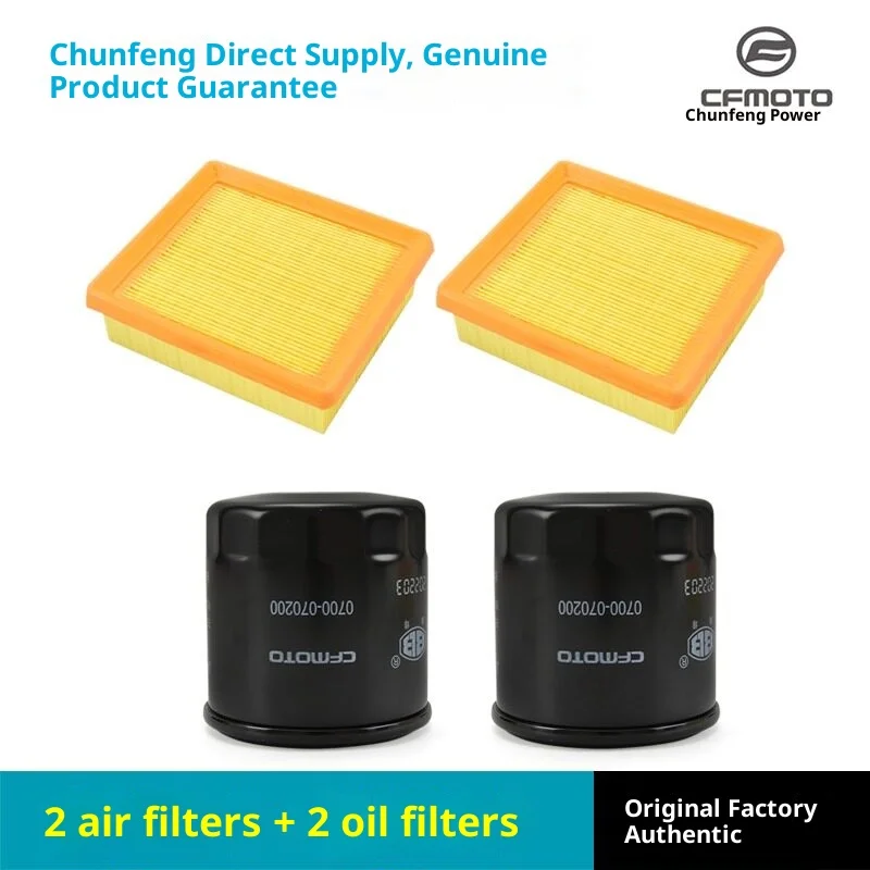 High Flow Air Filter Engine Oil Filter Motorcycle Service Parts Fit CFMOTO 450SR 450SRS 450NK 450CLC 450MT