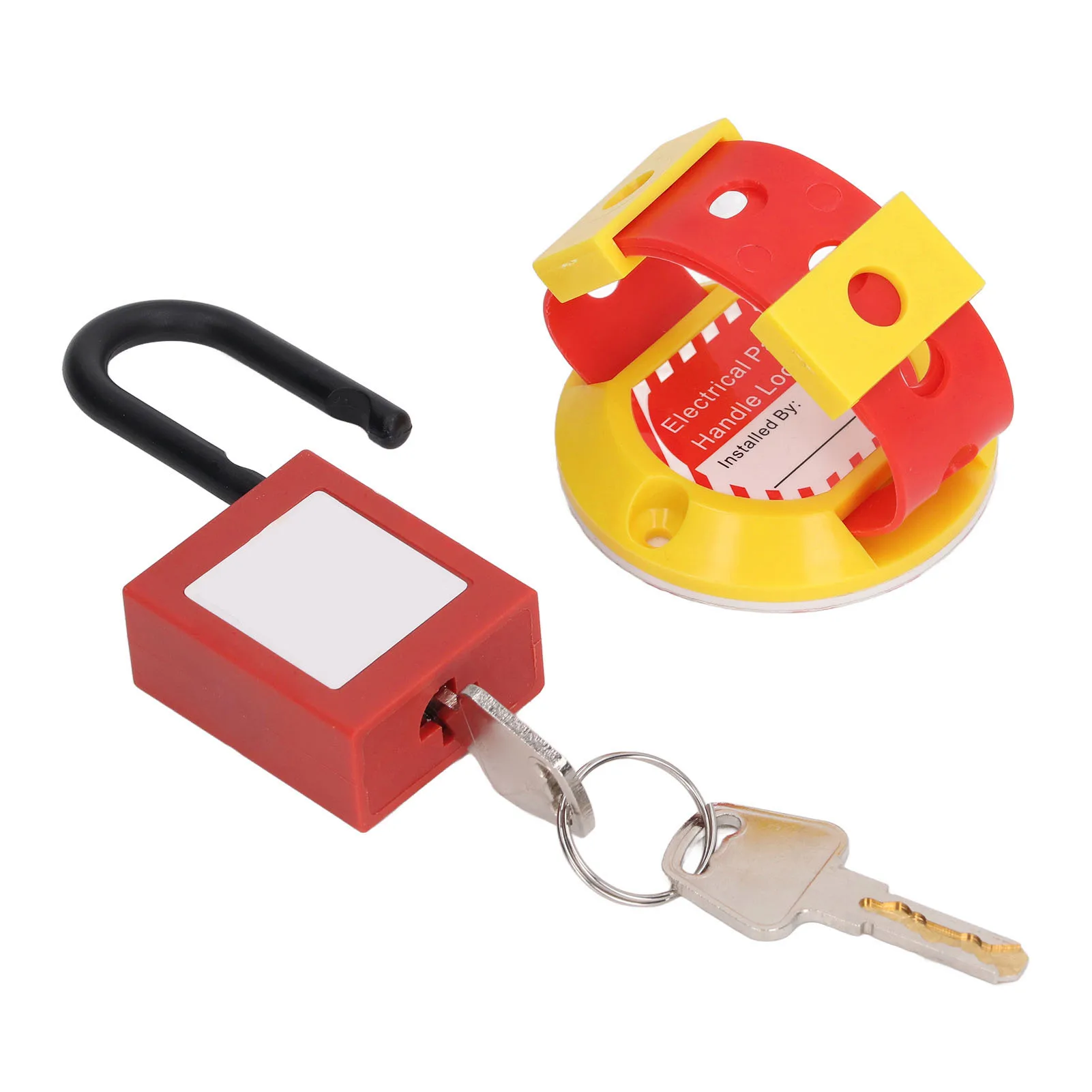 مقبض اللوحة الكهربائية قفل اللوحة الكهربائية مقبض قفل عدة العزل النايلون قفل إمدادات السلامة للصناعة #3