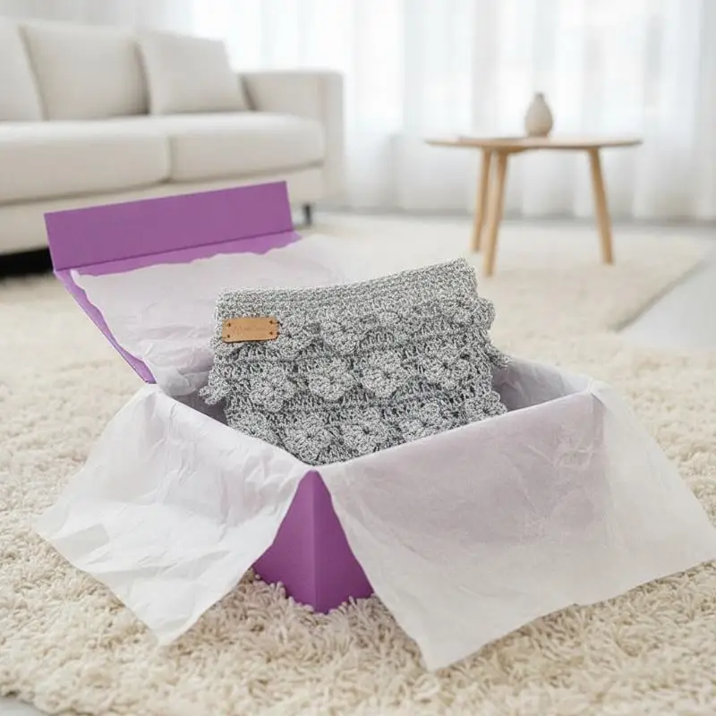 Luxury 1mm Glitter Silver Crochet Thread Smooth Weaving Line for DIY Handmade Bag Purse Beginner Craft Supplies