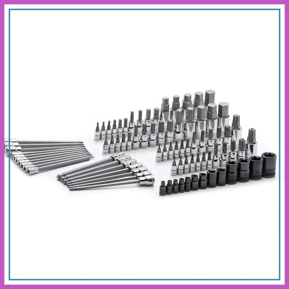 

84 Pc. Master SAE/Metric Hex and Torx Bit Socket Set - 80742
