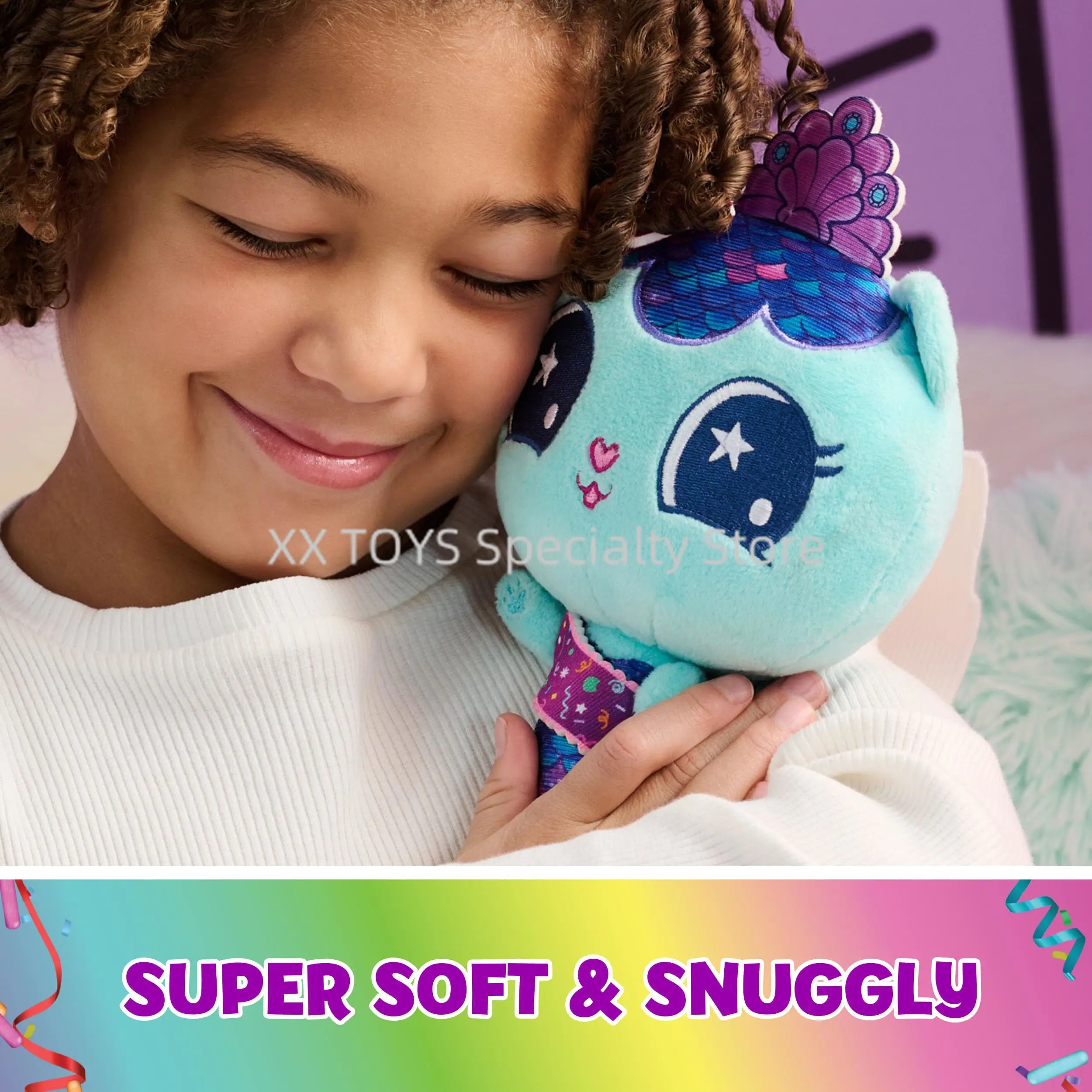 بيت الدمى غابي: سلسلة الاحتفال بالفيلم كوكي بوبي ميركات 9 بوصة غابي فتاة ألعاب من القطيفة حيوانات محشوة للأطفال #3