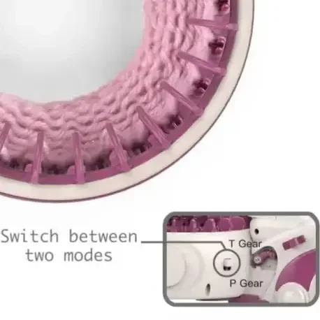 Crianças diy kit de máquina de tricô lã tecelagem tear brinquedo para menina fingir jogar mão trança máquina brinquedo inteligente teaver brinquedo educativo