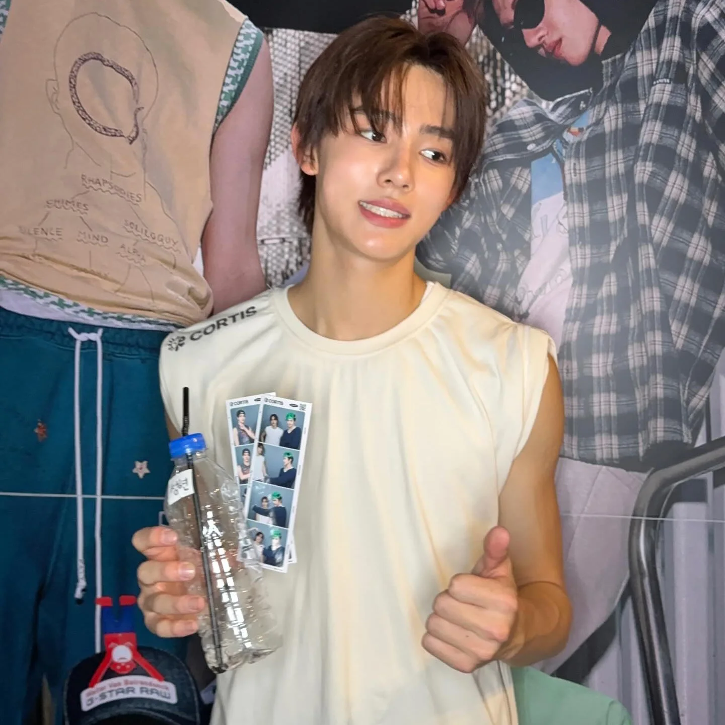 8 قطعة/المجموعة Kpop المعبود كورتيس مضحك 4 قطعة شبكة Selfie على الوجهين المرجعية بطاقة مارتن جيمس JUHOON SEONGHYEON KEONHO المشجعين هدية #4