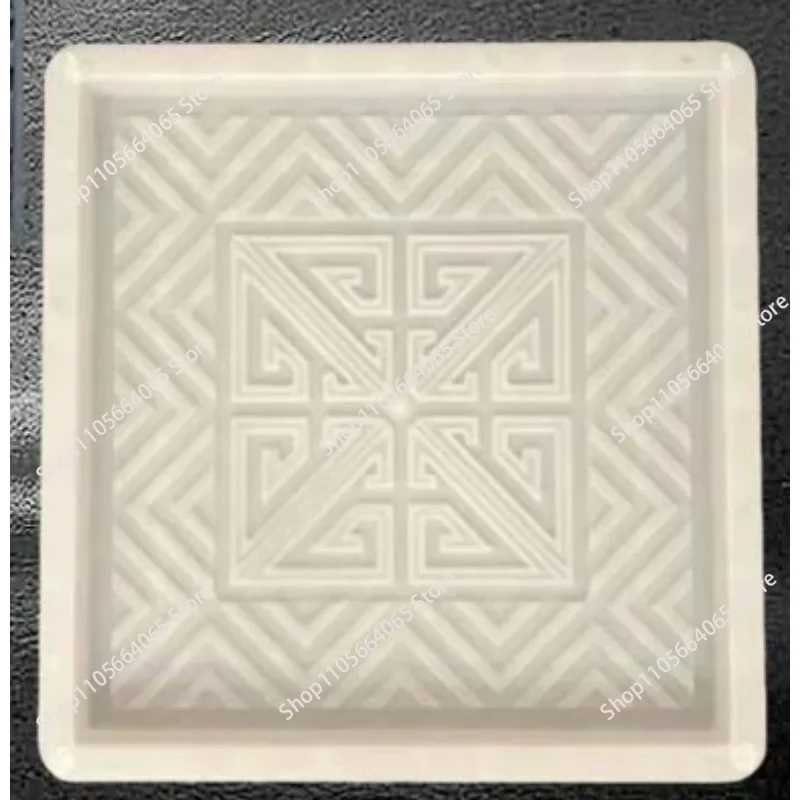 Square Antique Garden Paving Brick Ancient Town Old Blue Brick Flower Pattern Brick Anti-skid Floor Slabs Concrete Plastic Mold