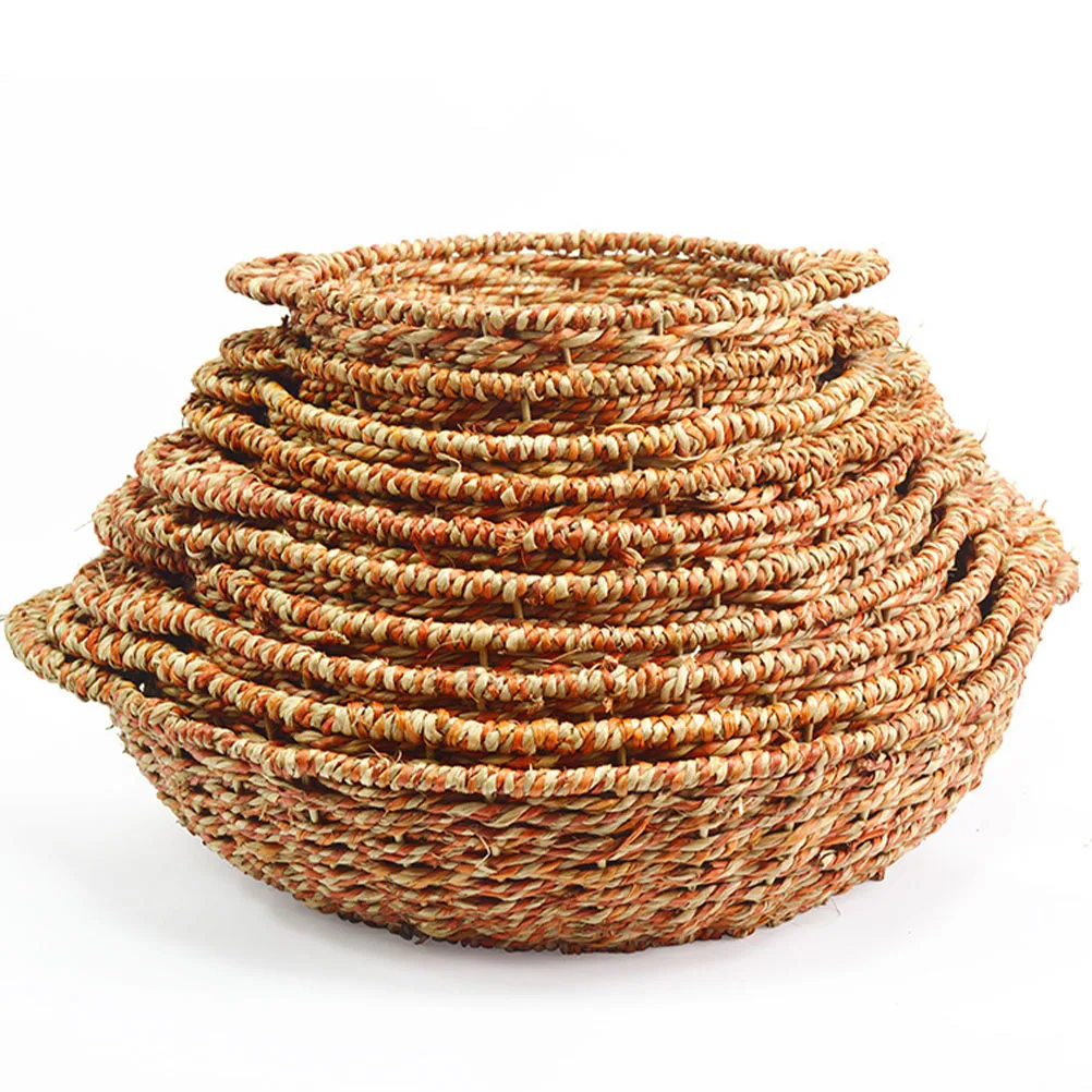 

Rattan Heat Insulation Table Mat Non Slip Decorative Pad Multipurpose Mats Casserole Pot Holder Smooth Texture Easy Clean