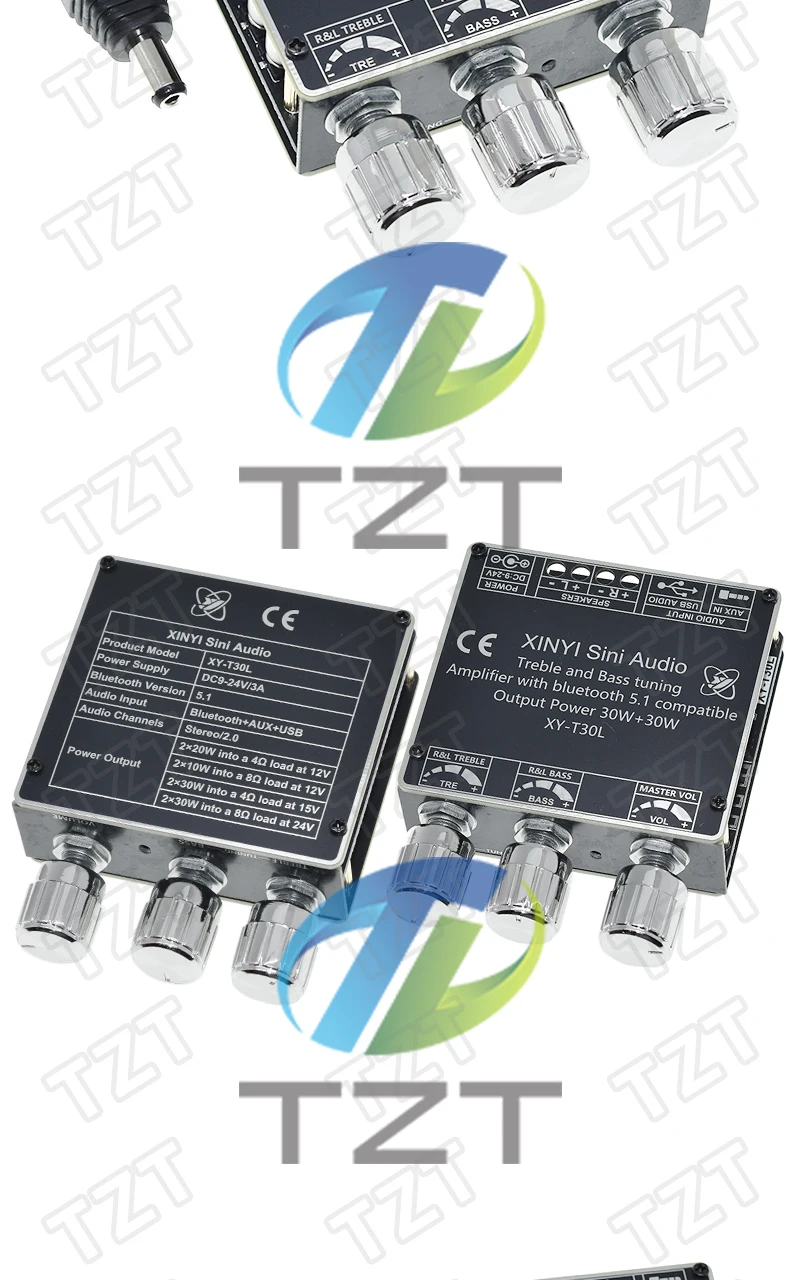 HIFI DIY Audio T30L Bluetooth Digitaler Verstärker-Board-Modul 2.0 Stereo Dual-Kanal 30W * 2 mit Höhen- und Tiefbass-Einstellungen – Detail 10