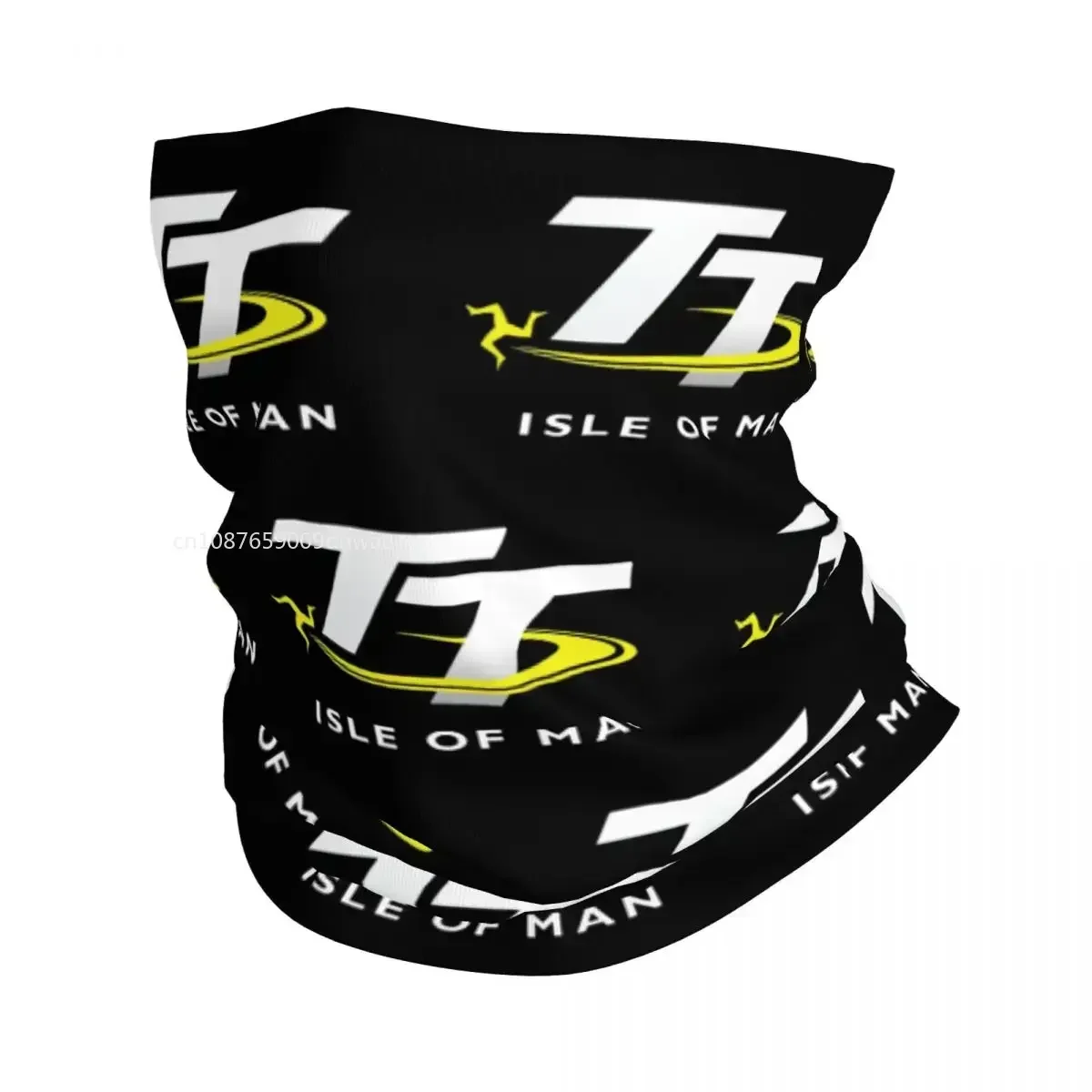 Isle Of Man TT-Bandana de carreras de motos Unisex, cubierta de cuello estampada, pasamontañas, bufanda envolvente, diadema cálida para montar, Ciclismo de Invierno para adultos