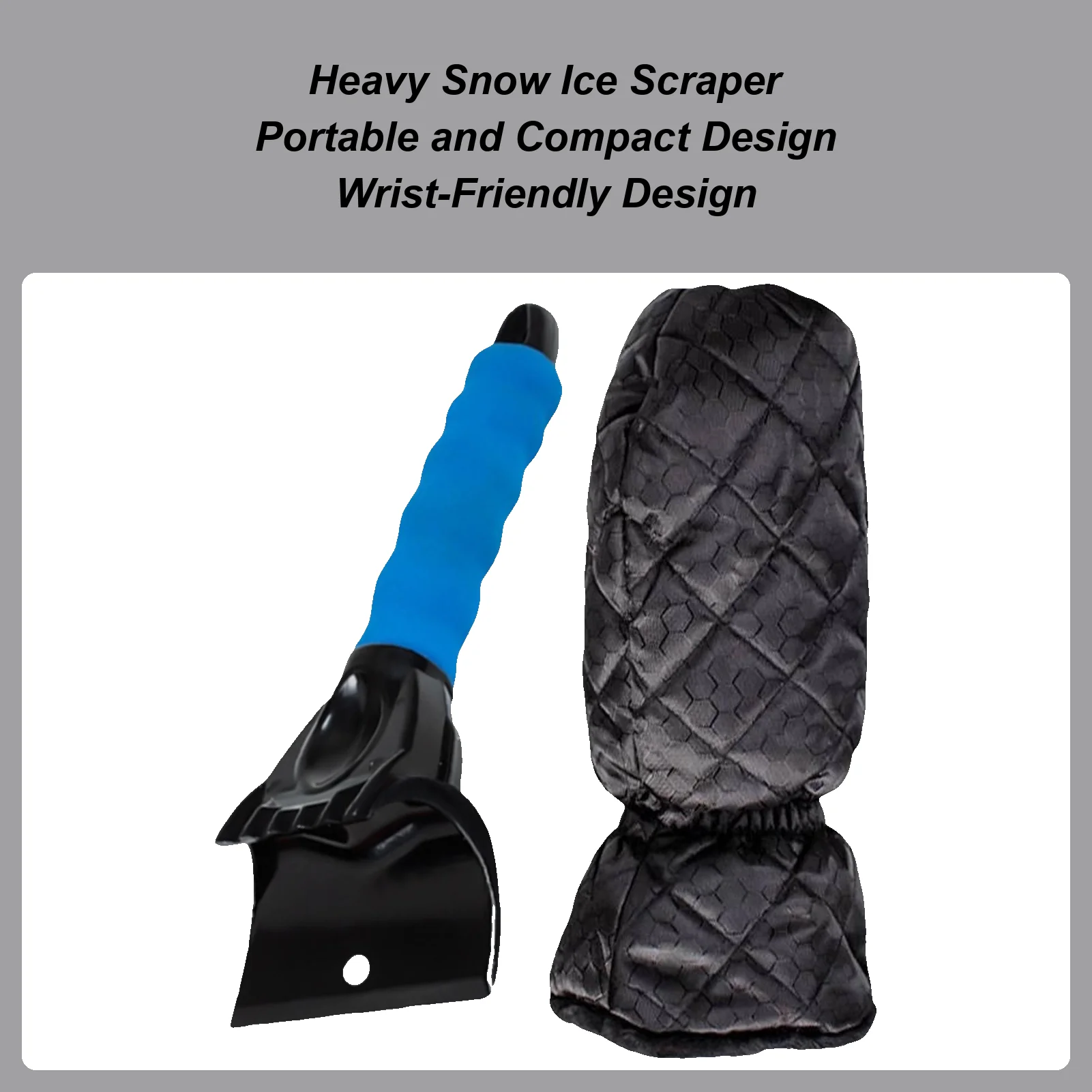 

Щетка для снега для автомобиля, скребок для льда, набор зимних перчаток, автомобильные инструменты, лопата для удаления зимней двери, лобовое стекло, наружная чистка