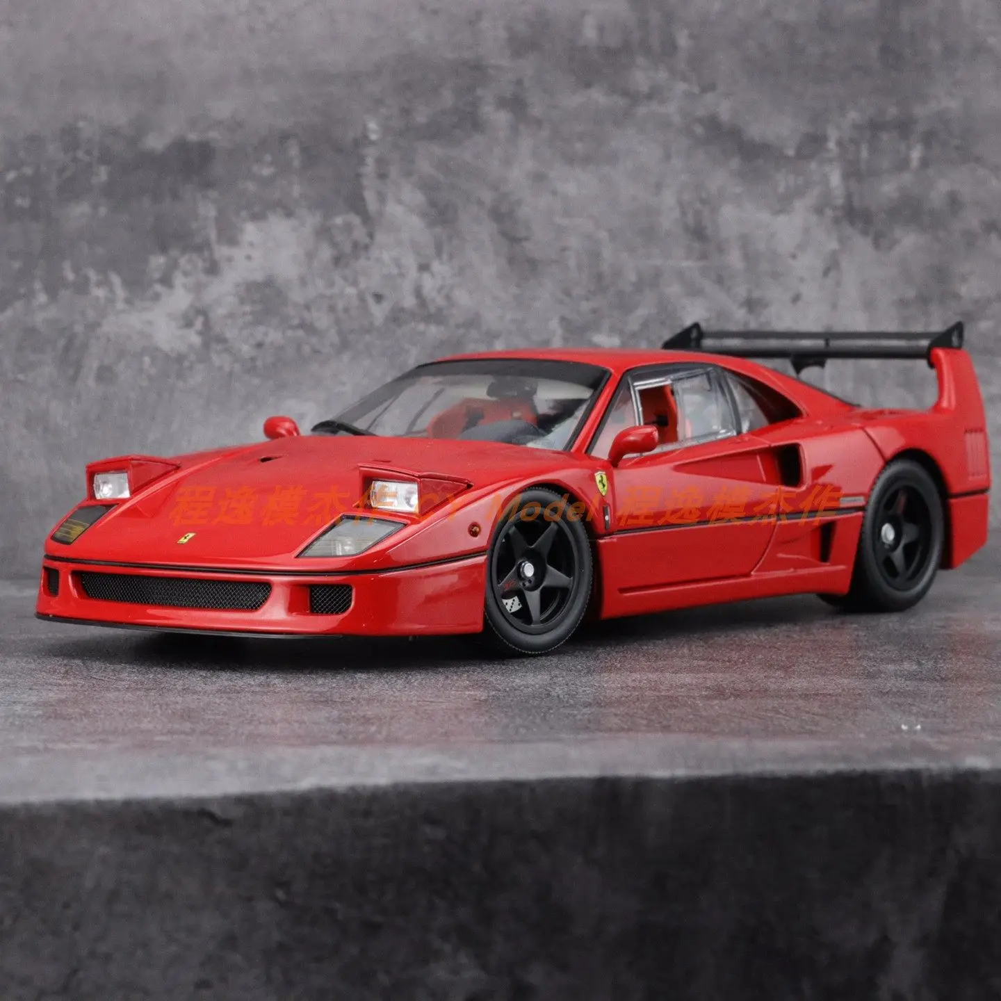 

Модель автомобиля Kyosho 1:18 F40 Light Weight LM, красная, имитация, лимитированная серия, полностью открывающаяся, из металлического сплава, статическая, игрушка, подарок