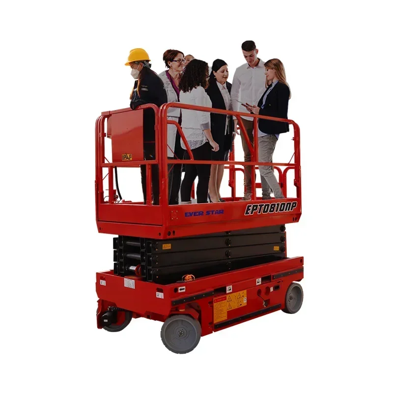 

6m 8m 10m 12m Scissor Lift Portable Scissor Lift Elevator Movable Hydraulic Aerial Lifting Platform