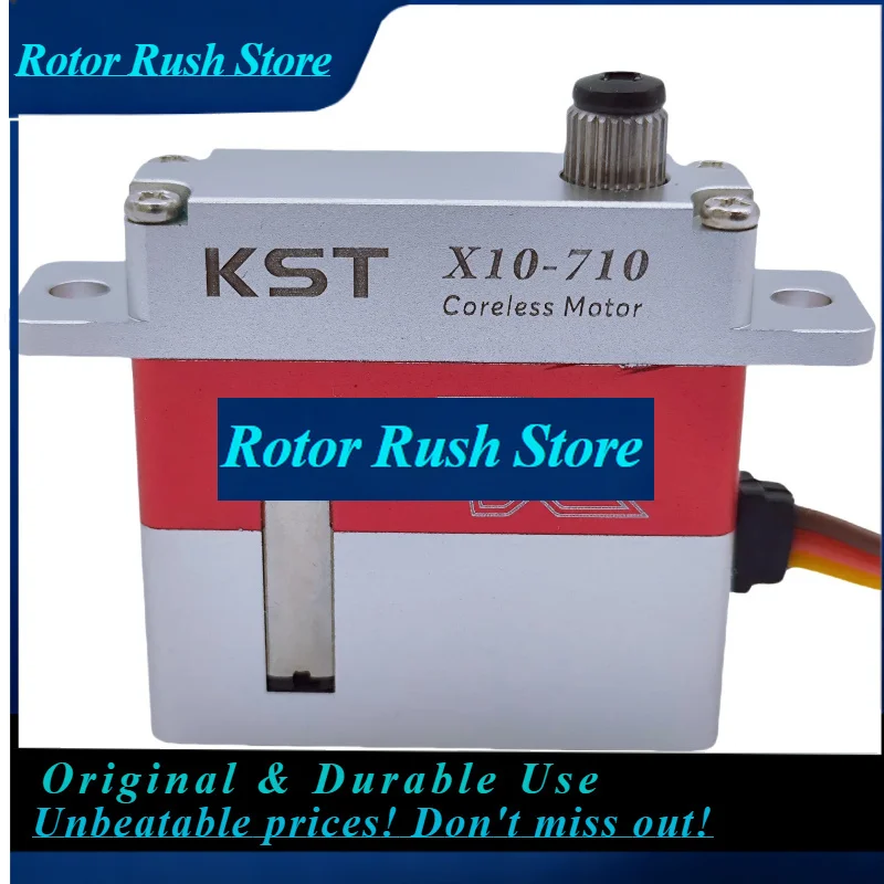 RoRuS1pcs For KST X10-710 V8.0 HV 7.5kg 0.10sec Coreless Motor Mini Servo For RC Gliders