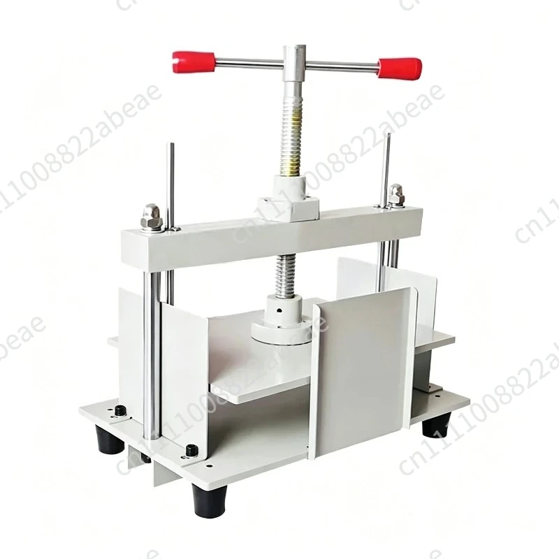Manual Paper Press Machine A4 Book Press, Bookbinding Notes Office Invoice Steel Flattening Machine, Heavy Duty Bookbinder