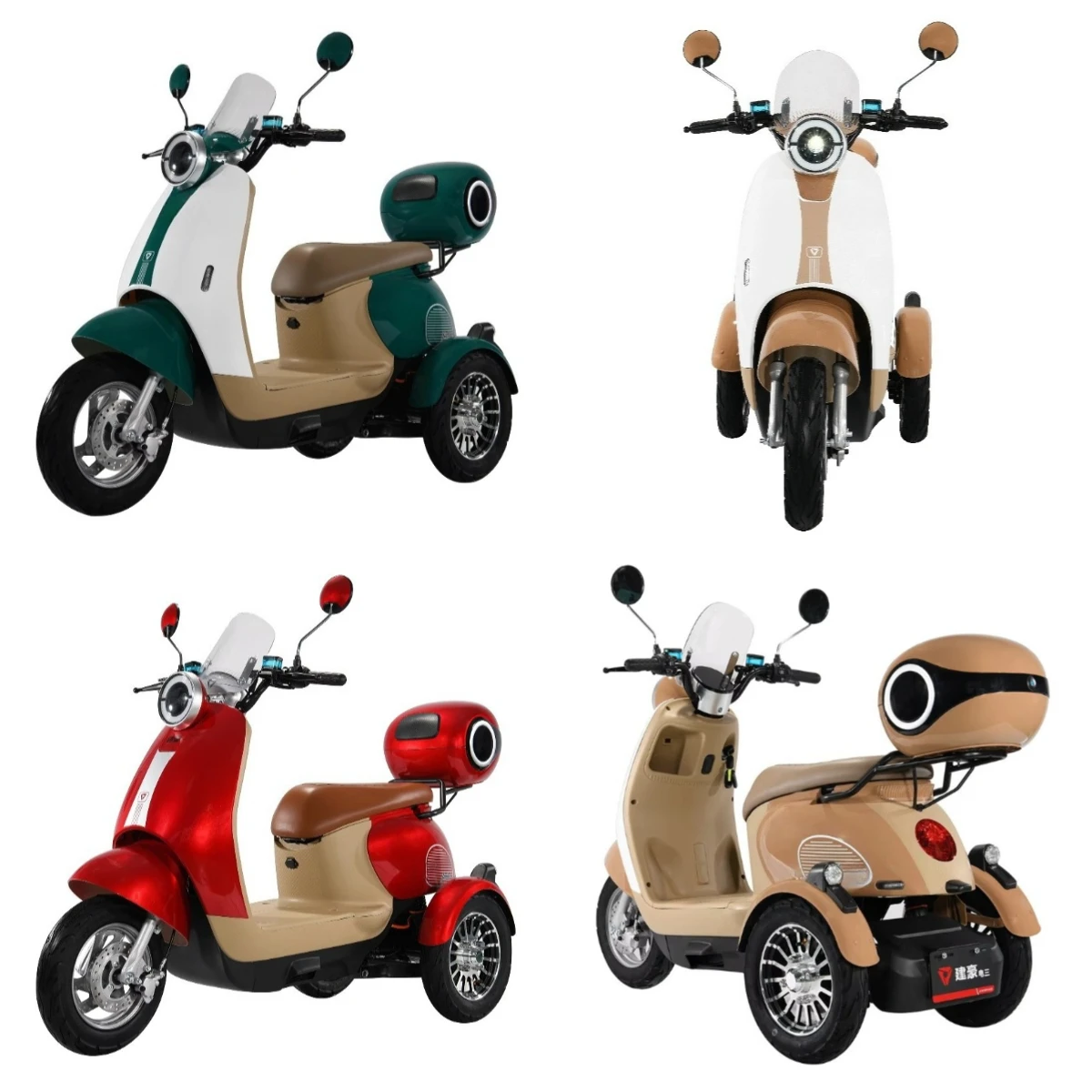 

STLF Direct 60V 1000W Electric Tricycle for Adults New Product Three-Wheel Electric Bike