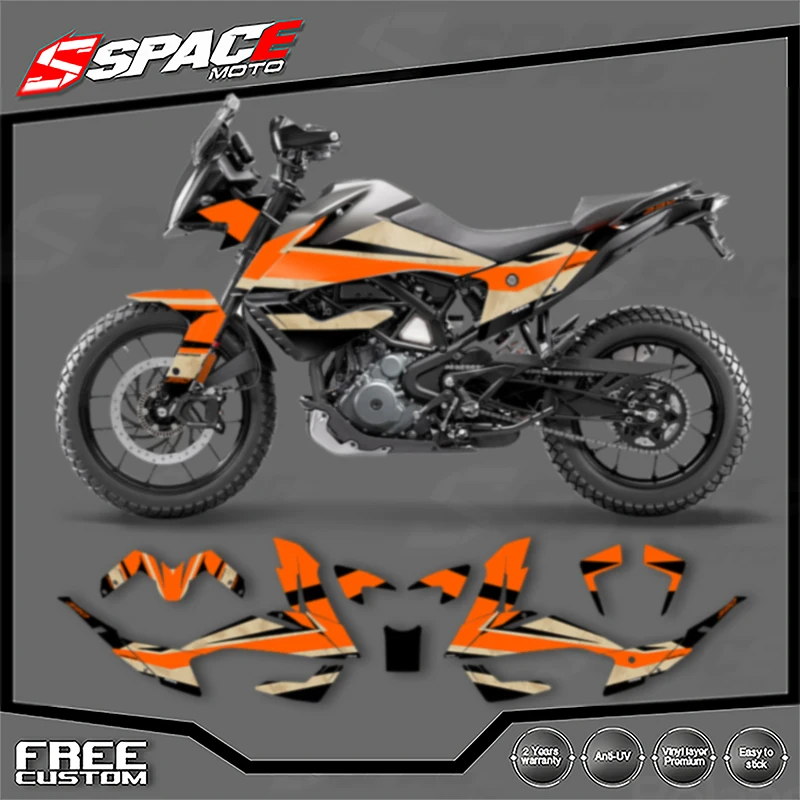 

SPACE Custom Motorcycle Graphics For KTM 2020 2021 2022 ADV 20-22 ADV390 Decal Stickers Kits 004