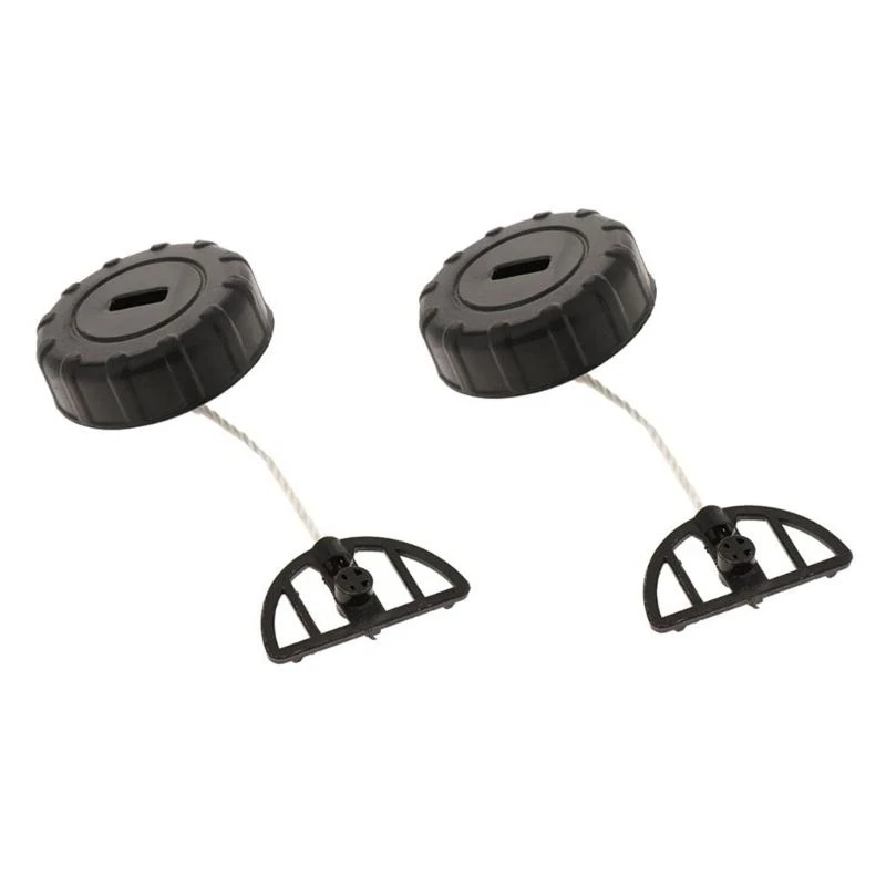 F92C Black Color Set Of 2 Chainsaw Fuels Tanks Caps Cover Suitable For MS180 MS170 MS018 MS017 Spare Parts Plastic Designing