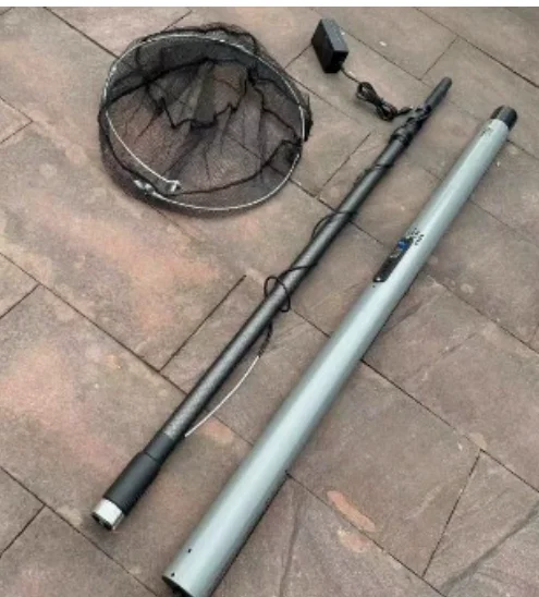 Multifunctional Fishing Hand Net, Foldable & Telescopic Net Pole with CNC Integrated Design, Durable Fishing Accessories