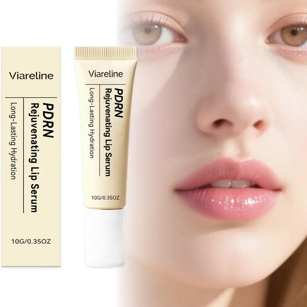 10g Natural Herbal Professional Lip Care Long-Lasting Hydration Reducing Lip Lines Lip Serum Brand PDRN Rejuvenating Lip Balm