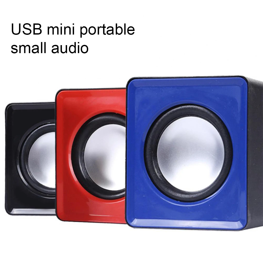 Computer Speakers Plastic Music Loudspeaker Mini USB Laptop Notebook