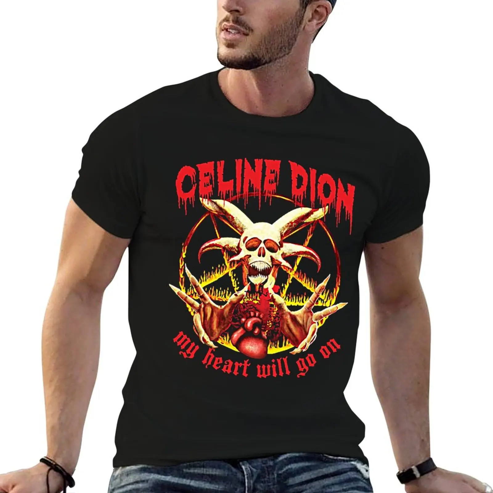 

T-Shirt for funny t shirt CELIN 100 percent man DION shirts t cotton man