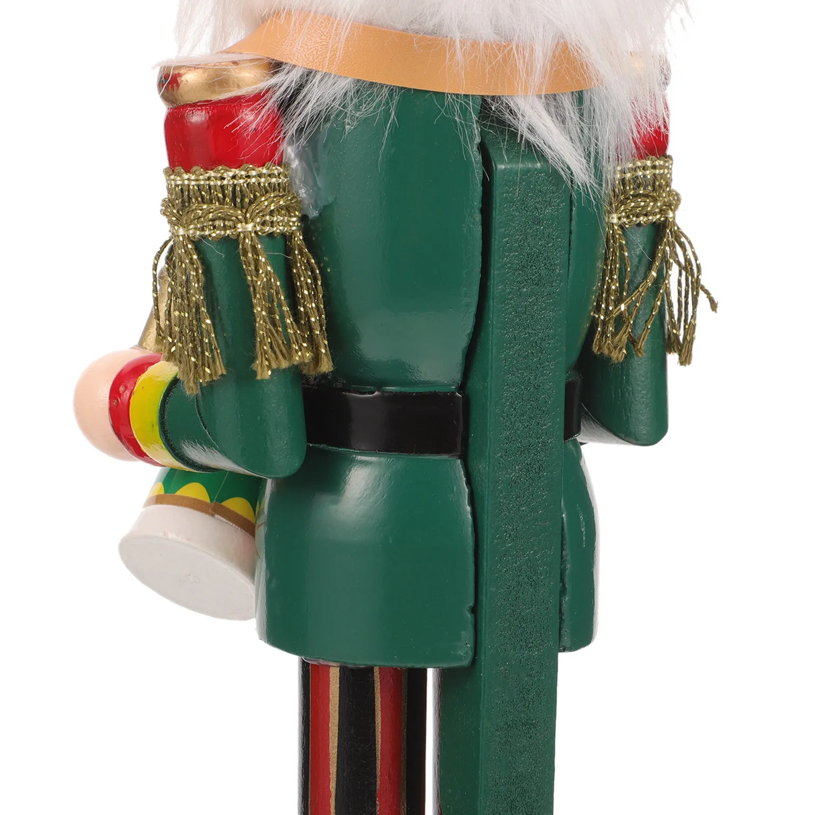 

Christmas Wooden Nutcracker Ornament Realistic Xmas Decoration Hand Painted Wood Nutcracker Decor for Home Xmas Party Table