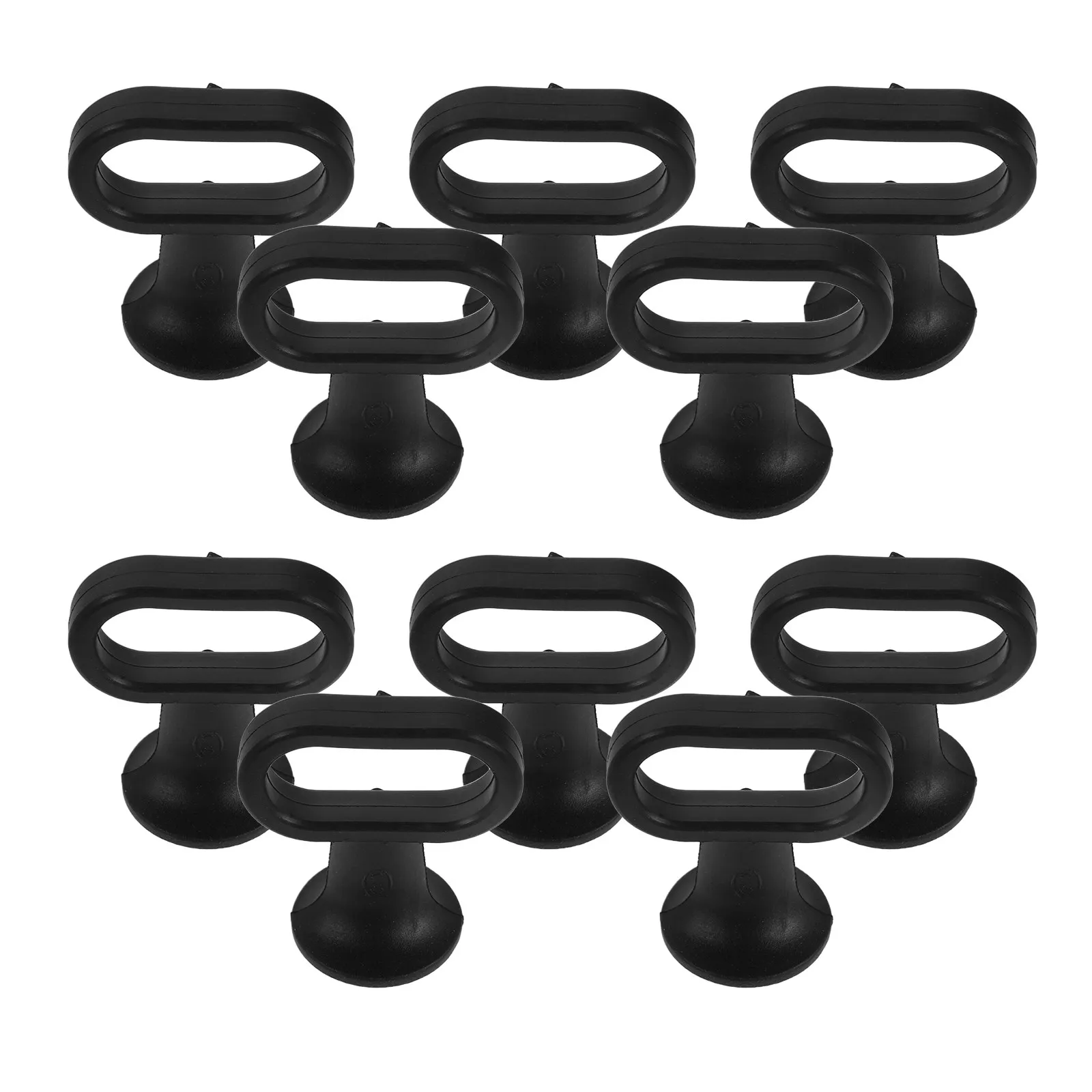 10Pcs Universal Motorcycle Speedometer Cable Guide Holder Black Rubber Front Mudguard Cable Retainer Clip Shockproof Noise