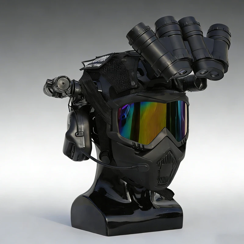 tactical-helmet-style-communication-bluetooth-earphone-night-vision-device-model-full-face-helmet-with-flip-car-china-made-fo