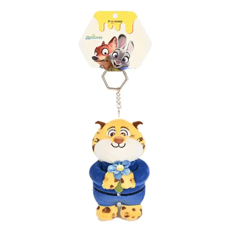 Disney Zootopia Nick Wilde Keychain Kawaii Cartoon Judy Hopps Sloth Plush Toy Backpack Pendant Accessories Friend Birthday Gift