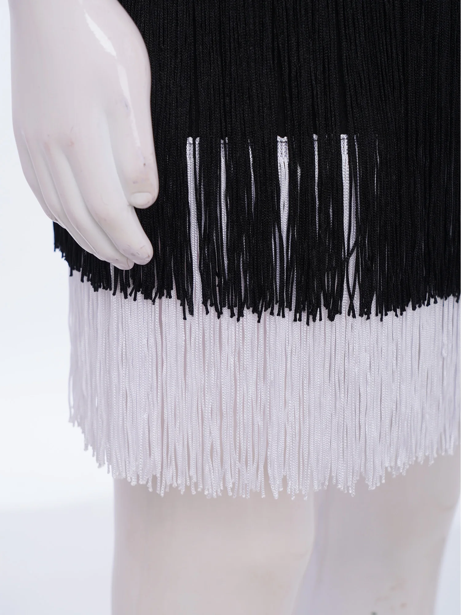 キッズガールズラテンダンス衣装ノースリーブシアーメッシュレオタードタッセルスカート付きタンゴチャチャサンバダンスステージパフォーマンス用