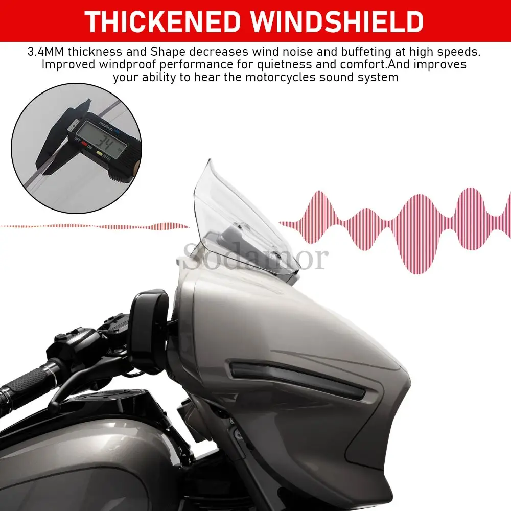 Motorcycle Front Fairing Windshield 10