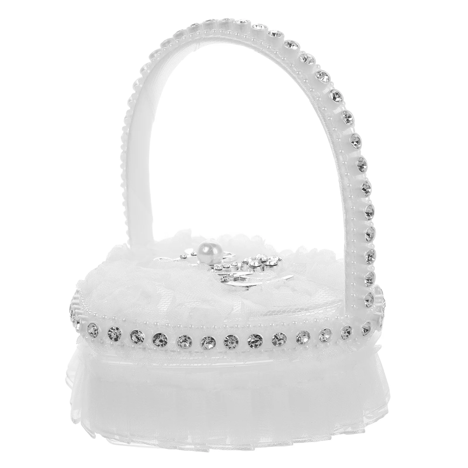 

Couples Love Ring Pillow Decorative Toddler Ceremony Supplies Bridesmaid Wedding Holder