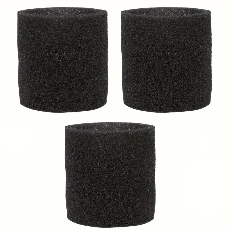 3pcs 90585 Foam Sleeve VF2001 Foam Filter Compatible for Shop-Vac Vacmaster Genie Shop Wet Dry Vacuum Cleaner Accessories